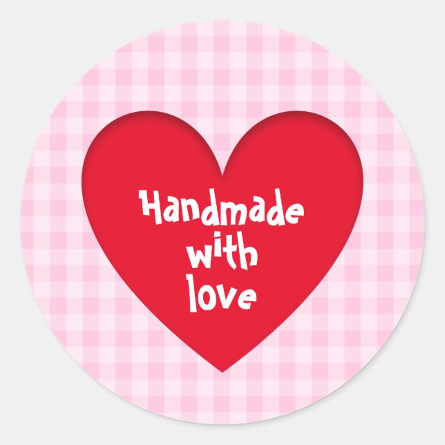 Picknick-Liebe Runder Aufkleber (Vorderseite)