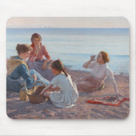 Picknick Snack am Strand (italienische Szene am Me Mousepad