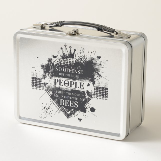 Picknickbox aus Metall Brotdose (Vorderseite)
