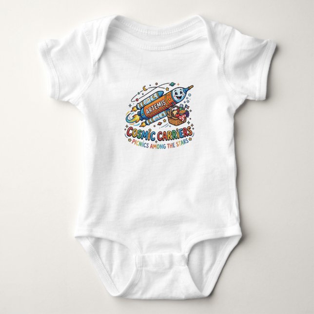 PICKNICKE UNTER DEN STERNEN BABY STRAMPLER (Vorderseite)