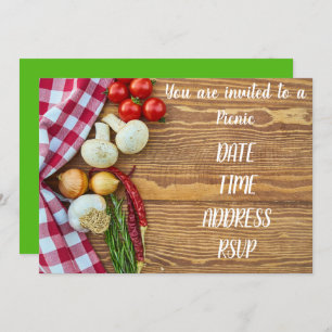 Picknickmittagessen-Party Einladung