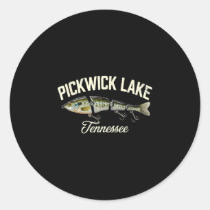 Pickwick-See Tennessee Outdoor-Team in cool Runder Aufkleber