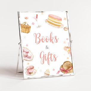 Picnic Baby Brunch Kinderdusche Bücher und Geschen Poster