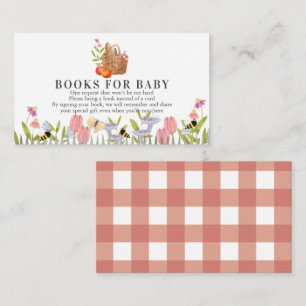 Picnic Basket Floral Baby Shooting Book Request En Begleitkarte