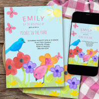 Picnic Birthday Party Farbenfrohe Kinder Garten