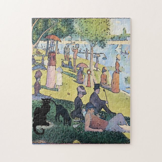 Picnic Chat Noir Puzzle (Vertikal)