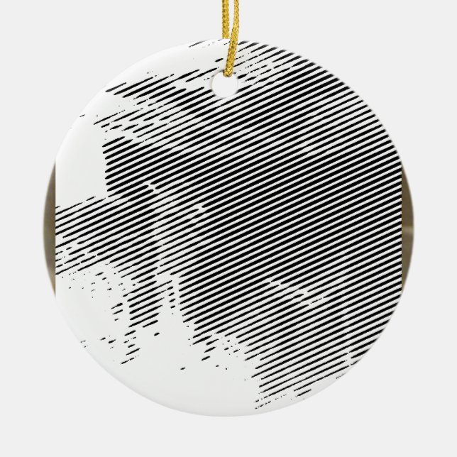 Picnic concert Groverallman  Keramik Ornament (Vorne)