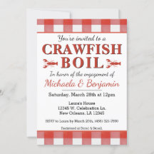 Picnic Crawfish Boil Meeresfrüchte Party Verlobung