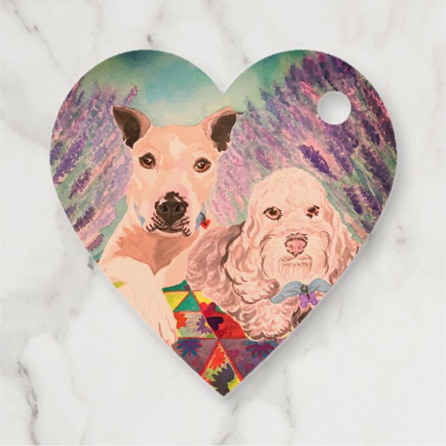 Picnic Dogs Geschenkanhänger (Rückseite)