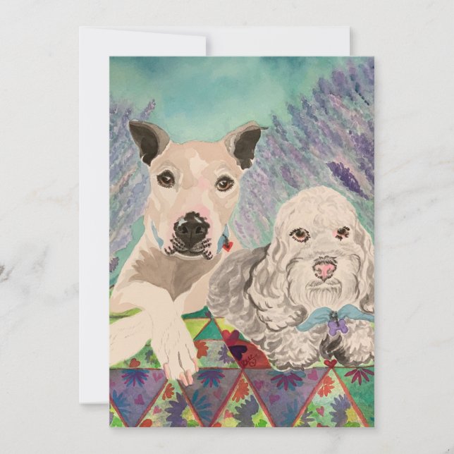 Picnic Dogs Save The Date (Vorderseite)