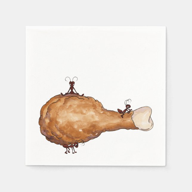 Picnic Fried Chicken Serviette (Vorderseite)