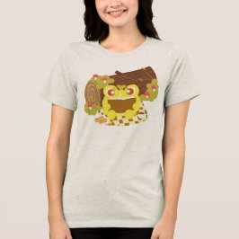 Picnic Frog liest ein Buch Tri-Blend Shirt