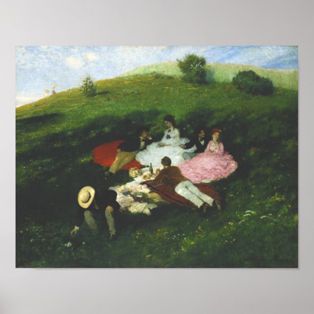 Picnic im Mai Poster (Vorne)