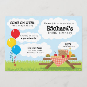 Picnic Invasion - Hell schöner Tag Einladung