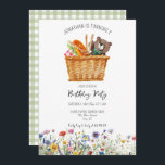 Picnic Kid Birthday Einladung Gingham Wildblumen<br><div class="desc">Picknick Birthday Party Einladung, eine tolle Idee für Ihre Kinder Frühling und Sommer Geburtstag. Fügen Sie diesem Design Ihre benutzerdefinierte Formulierung hinzu, indem Sie die Felder "Diese Vorlage bearbeiten" auf der rechten Seite des Elements verwenden, oder klicken Sie auf die blaue Schaltfläche "Anpassen", um den Text zu ordnen, die Schriftart...</div>