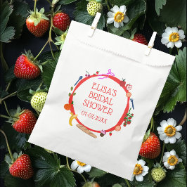 Picnic Modern Niedlich Handgezeichnetes CUSTOM-Bra Geschenktütchen