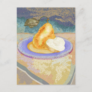 Picnic Pear Postkarte
