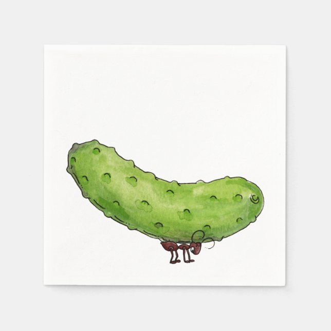 Picnic Pickle Serviette (Vorderseite)