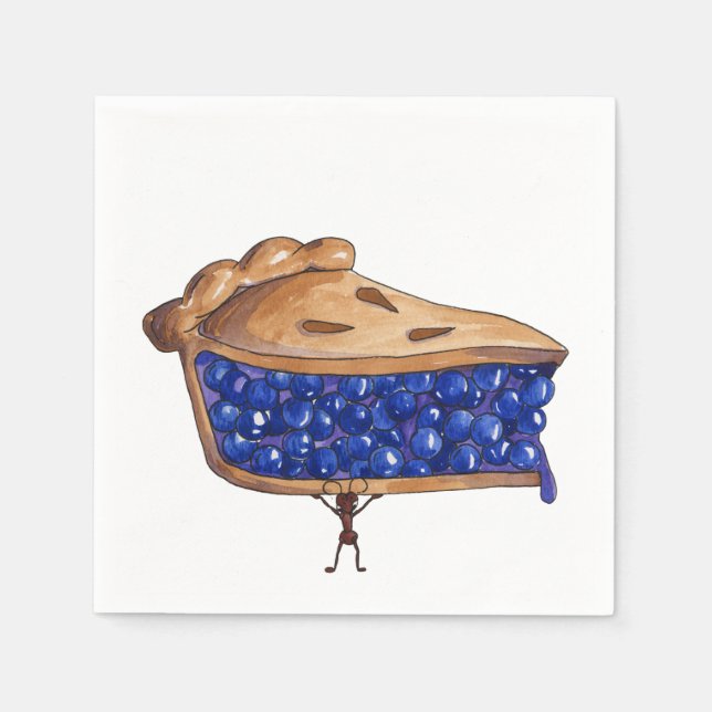 Picnic Pie Serviette (Vorderseite)