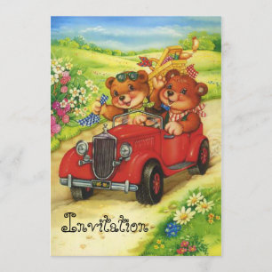 Picnic Time für Teddy Bears! Einladung