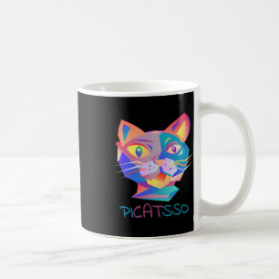 Pico Art Funny Abstrakt Cat Kaffeetasse