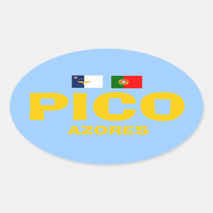 Pico* Azoren Europäisch-ähnlicher Aufkleber