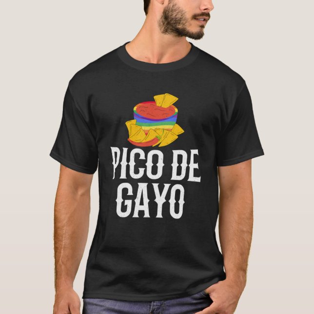 Pico de Gayo Month Human Rights Proud Allied Que L T-Shirt (Vorderseite)
