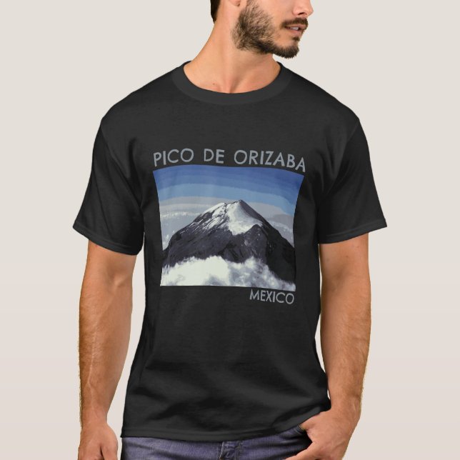 Pico De Orizaba Bergbau T-Shirt (Vorderseite)