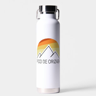 Pico de Orizaba Mexico Retro Trinkflasche
