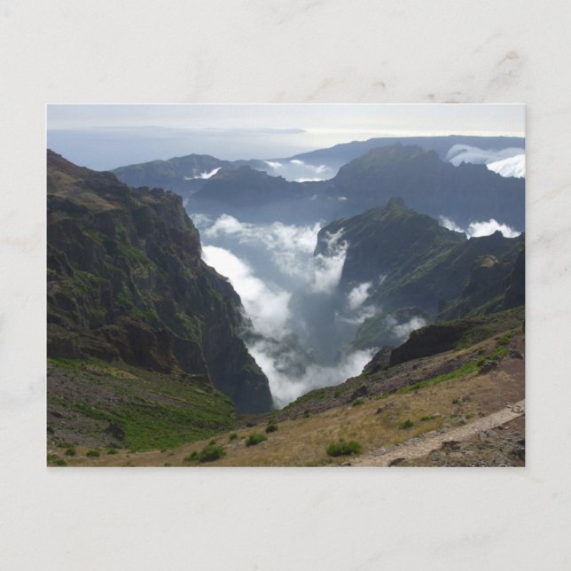 Pico do Areeiro II Postkarte (Vorderseite)