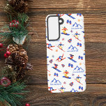 Pico Mountain Vermont Ski Snowboard Muster Samsung Galaxy Hülle<br><div class="desc">Ein lustiges Winterskigebiet-nahtloses Muster für das Skigebiet Pico Mountain in Mendon,  Killington,  Vermont,  Vereinigte Staaten,  Nordamerika. Perfekte Geschenkidee für Wintersportler: Ski,  Snowboard,  Freestyle,  Skisprung,  Langlaufen.</div>