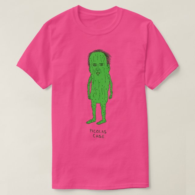 Picolas Cage Button T-Shirt (Design vorne)