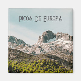 Picos de Europa Spain Mountain Landscape Photo Magnet