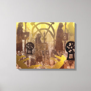 Pictish Birsay Stein Leinwanddruck