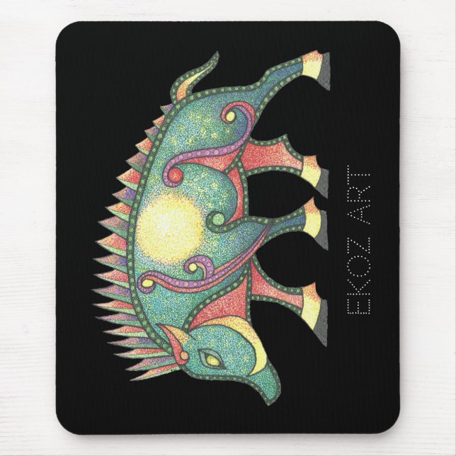 Pictish Boar Sun Mousepad (Vorne)