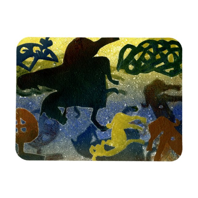 Pictish Horsemen Magnet (Horizontal)