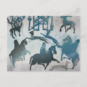 Pictish Hunting Scene III 1995 Postkarte