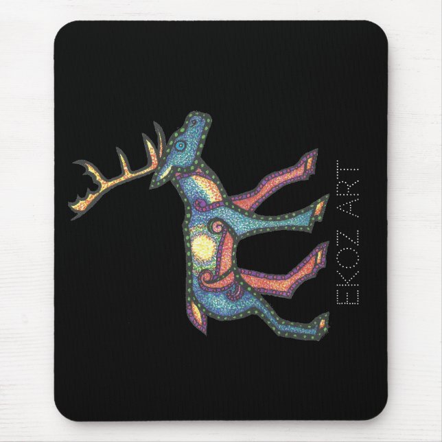 Pictish Stag Sun Mousepad (Vorne)