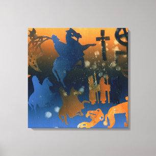 Pictish Zeremonie Leinwanddruck