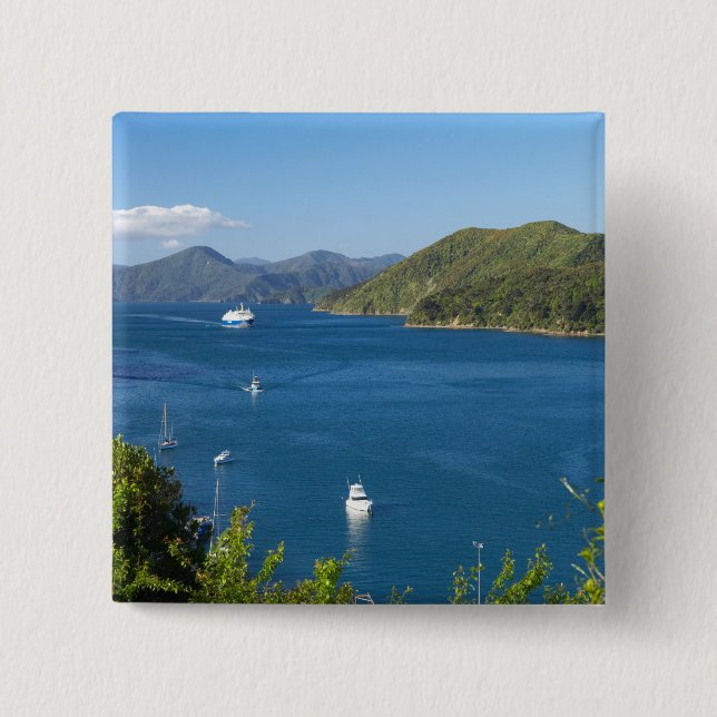 Picton Harbour, Marlborough Sounds, Süd Button (Vorderseite)