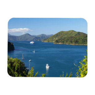 Picton Harbour, Marlborough Sounds, Süd Magnet