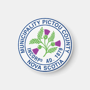 Pictou County Siegel - Nova Scotia Magnet