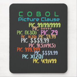 Picture Clause in Cobol Programming Mousepad