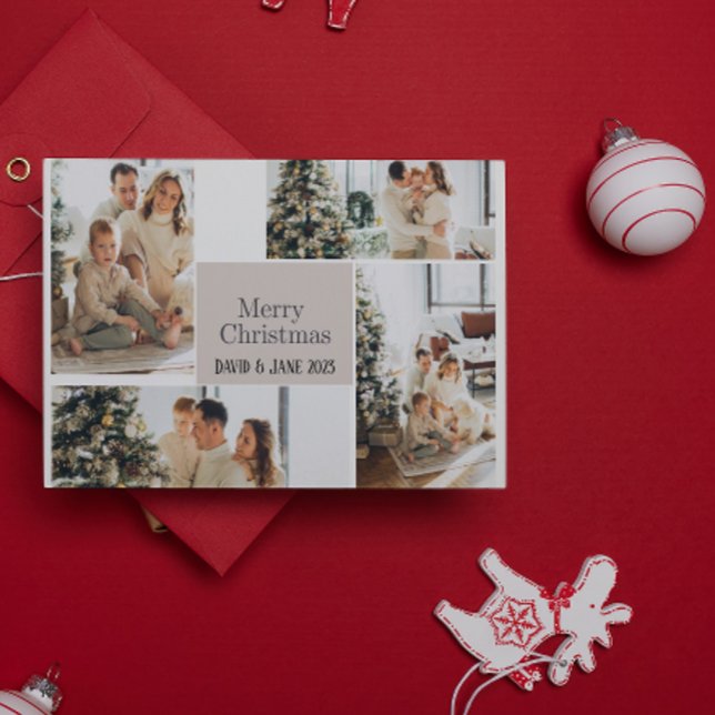 Picture Collage Frohe Weihnachtskarte Feiertagskarte (Von Creator hochgeladen)
