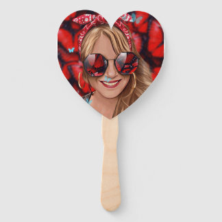 Picture of person fan for party or bachelorette fächer
