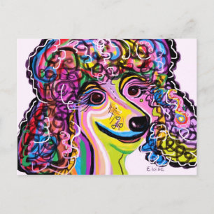 Picture Perfect Poodle Postkarte