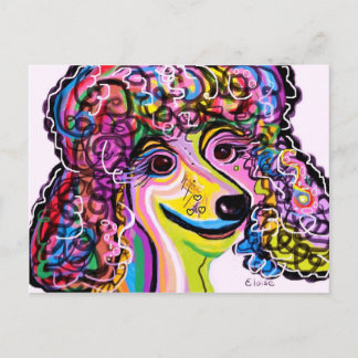 Picture Perfect Poodle Postkarte