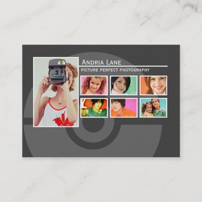 Picture Perfect Portfolio Chubby Business Cards Visitenkarte (Vorderseite)