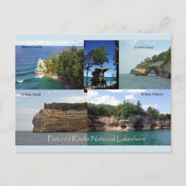 Pictured Rocks National Lakeshore Postkarte