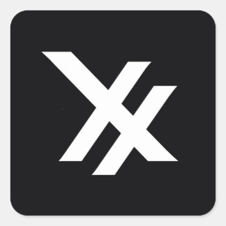 PICTUREPLANE - NEGATIVE SLAVE QUADRATISCHER AUFKLEBER